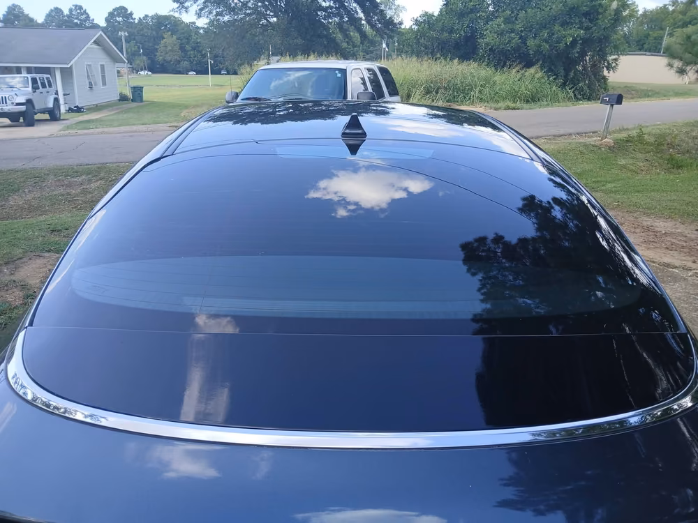 Finished car window tint in Louisville, Mississippi